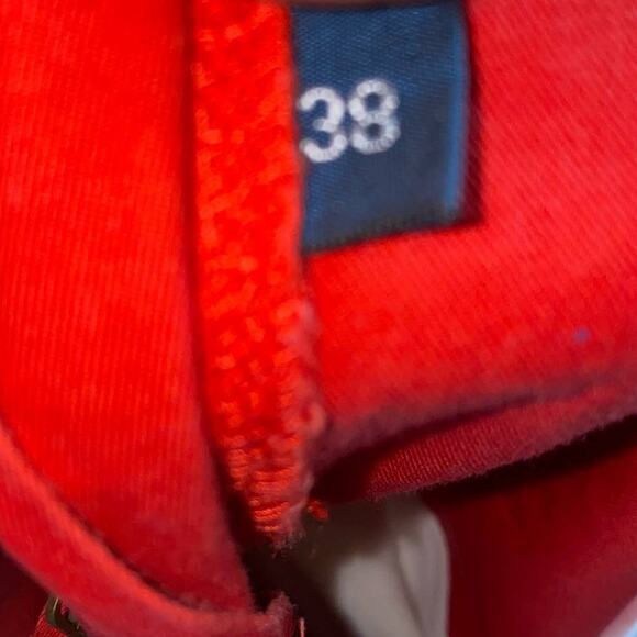 Polo by Ralph Lauren Tyler Short VIntage Pleated front Preppy shorts size 38 red - Picture 5 of 7